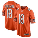 Zennovawear Caleb Williams Chicago Bears Alternate Player Game Jersey - Orange