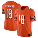 Zennovawear Caleb Williams Chicago Bears Vapor FUSE. Limited Jersey - Orange