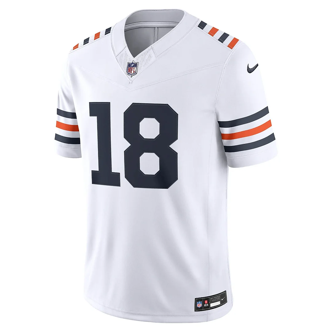 Zennovawear Caleb Williams Chicago Bears Alternate Vapor FUSE. Stitched Limited Jersey - White