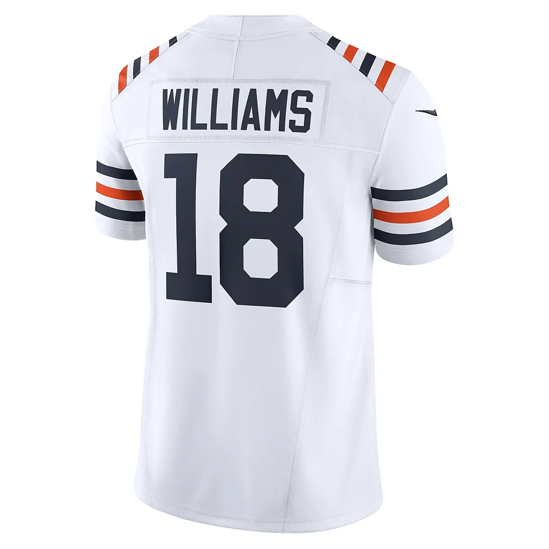 Zennovawear Caleb Williams Chicago Bears Vapor FUSE. Limited Jersey - White