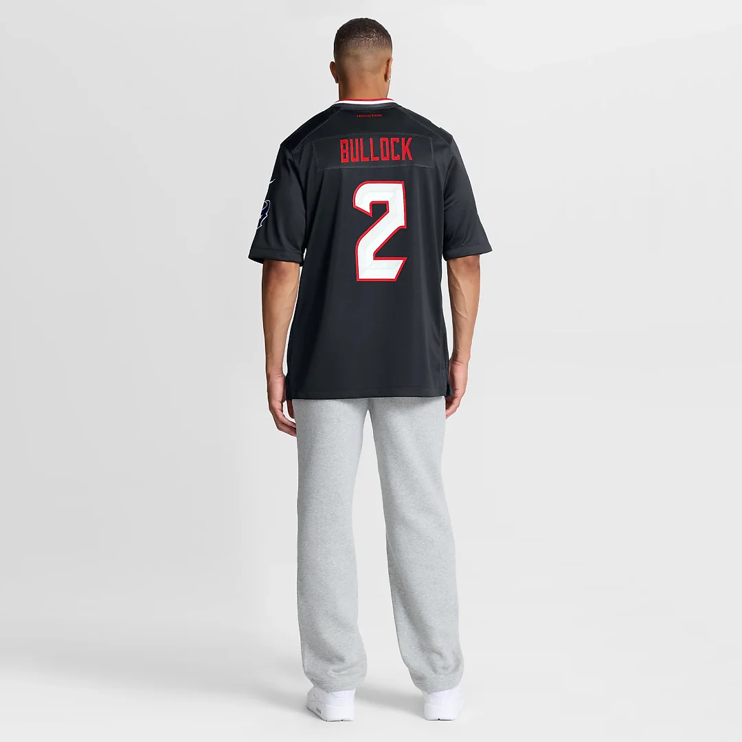 Zennovawear Calen Bullock Houston Texans Team Game Jersey - Navy