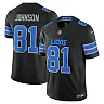 Zennovawear Calvin Johnson Detroit Lions Alternate Vapor FUSE. Stitched Retired Limited Jersey - Black