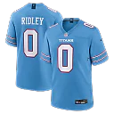 Zennovawear Calvin Ridley Tennessee Titans Game Jersey - Light Blue