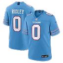 Zennovawear Calvin Ridley Tennessee Titans Game Jersey - Light Blue