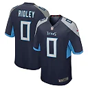 Zennovawear Calvin Ridley Tennessee Titans Game Player Jersey - Navy