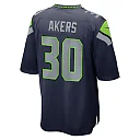 Zennovawear Cam Akers Seattle Seahawks Team Game Jersey - College Navy