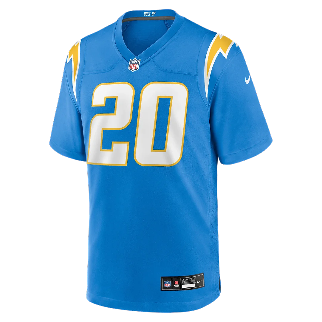 Zennovawear Cam Hart Los Angeles Chargers Team Game Jersey - Powder Blue