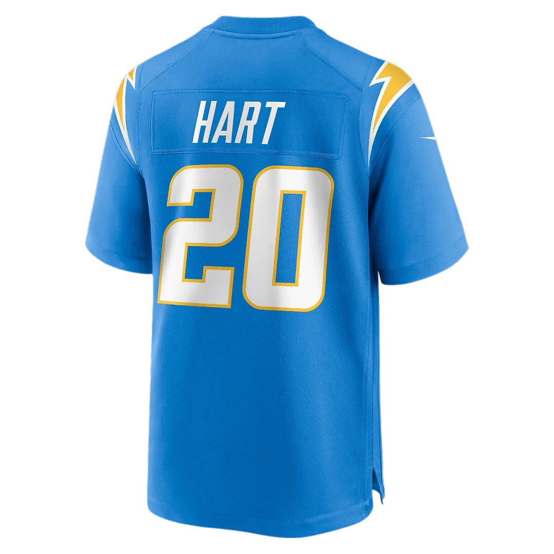 Zennovawear Cam Hart Los Angeles Chargers Team Game Jersey - Powder Blue