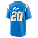 Zennovawear Cam Hart Los Angeles Chargers Team Game Jersey - Powder Blue