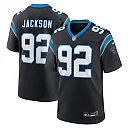 Zennovawear Cam Jackson Carolina Panthers Team Game Jersey - Black