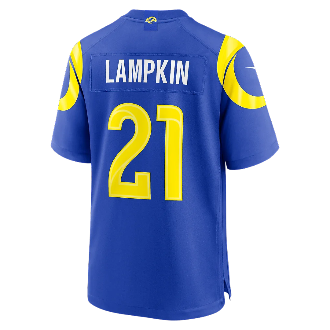 Zennovawear Cam Lampkin Los Angeles Rams Team Game Jersey - Royal