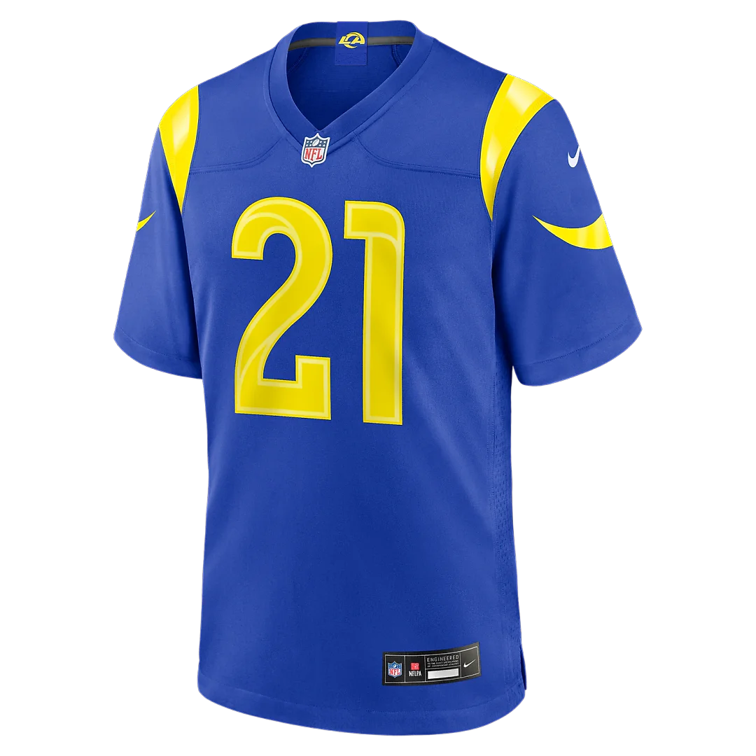 Zennovawear Cam Lampkin Los Angeles Rams Team Game Jersey - Royal