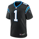 Zennovawear Cam Newton Carolina Panthers Team Retired Game Jersey - Black