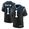 Zennovawear Cam Newton Carolina Panthers Team Retired Game Jersey - Black