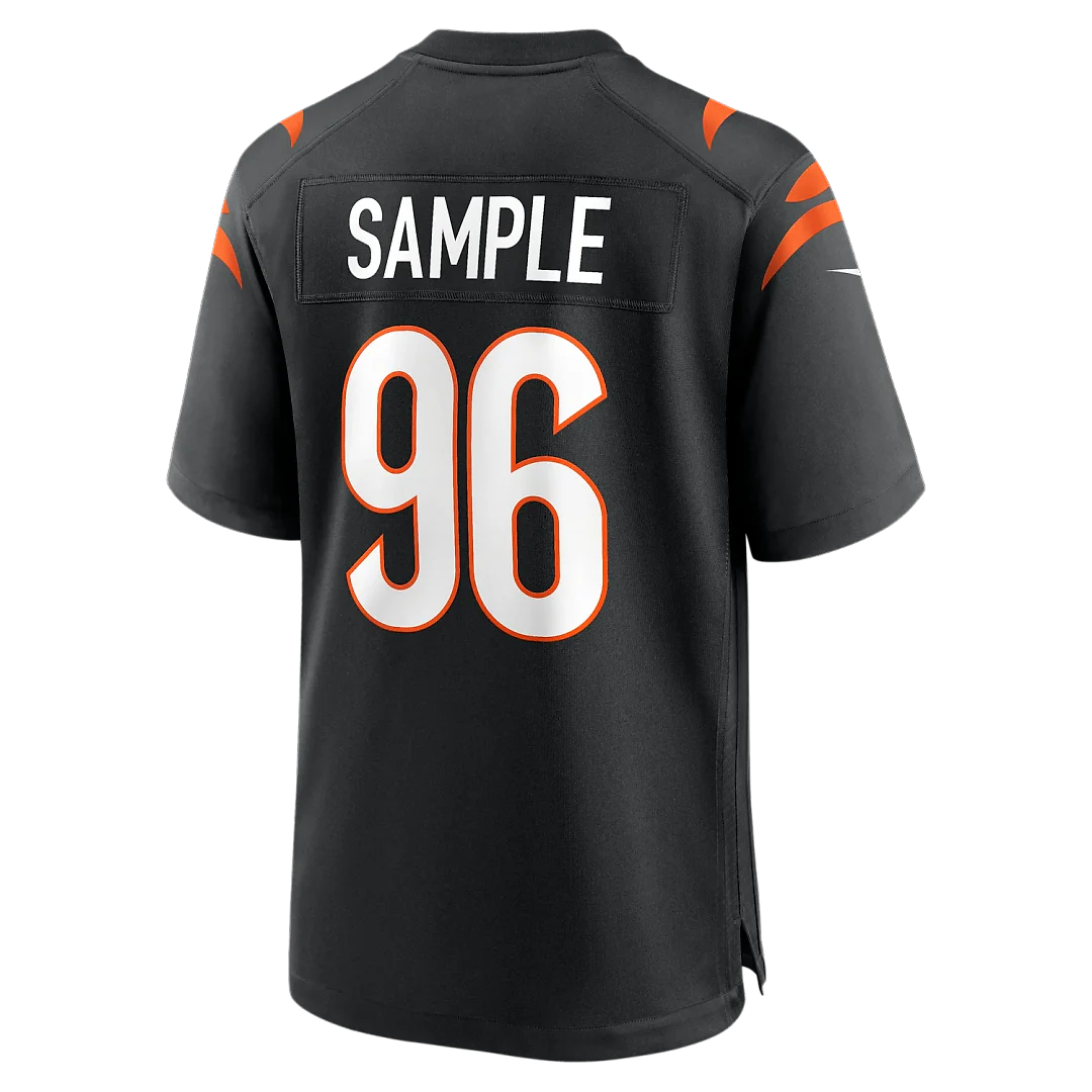 Zennovawear Cam Sample Cincinnati Bengals Game Jersey - Black