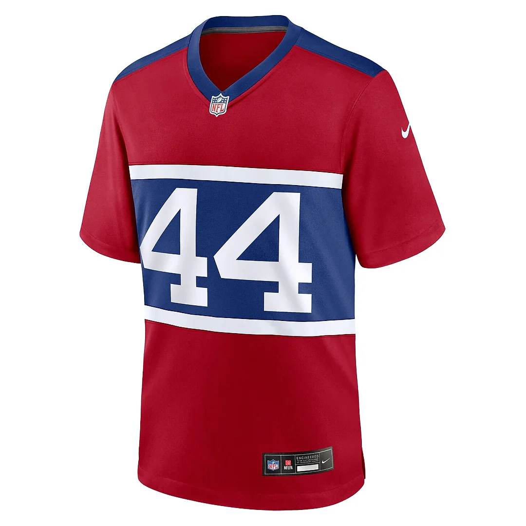 Zennovawear Cam Skattebo New York Giants Alternate Century Red Game Jersey - Red