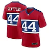 Zennovawear Cam Skattebo New York Giants Alternate Century Red Game Jersey - Red