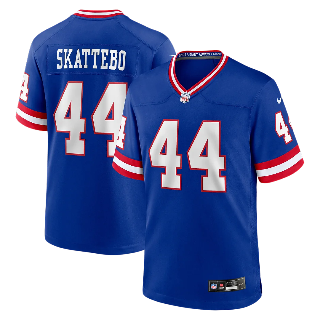 Zennovawear Cam Skattebo New York Giants Alternate 2 Legacy Game Jersey - Royal
