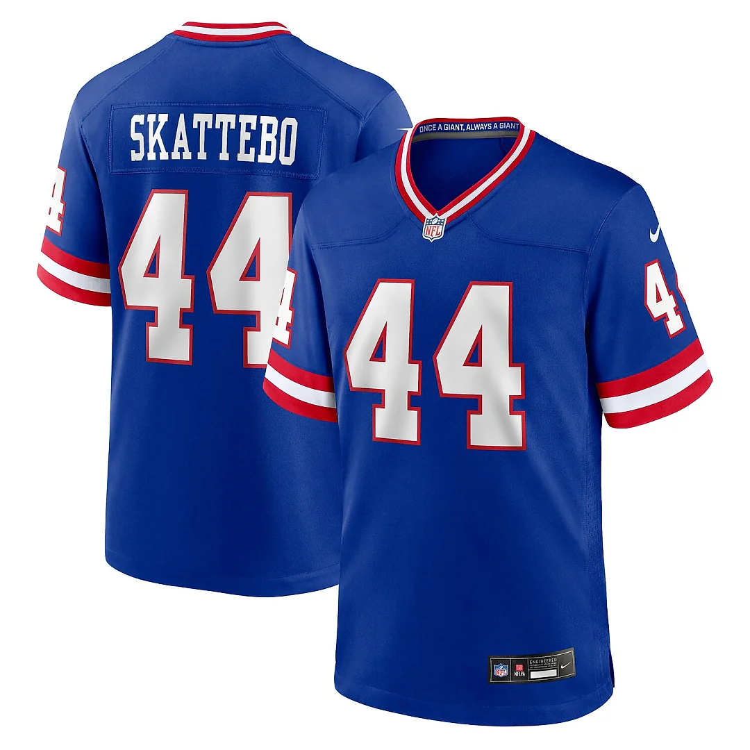 Zennovawear Cam Skattebo New York Giants Alternate 2 Legacy Game Jersey - Royal