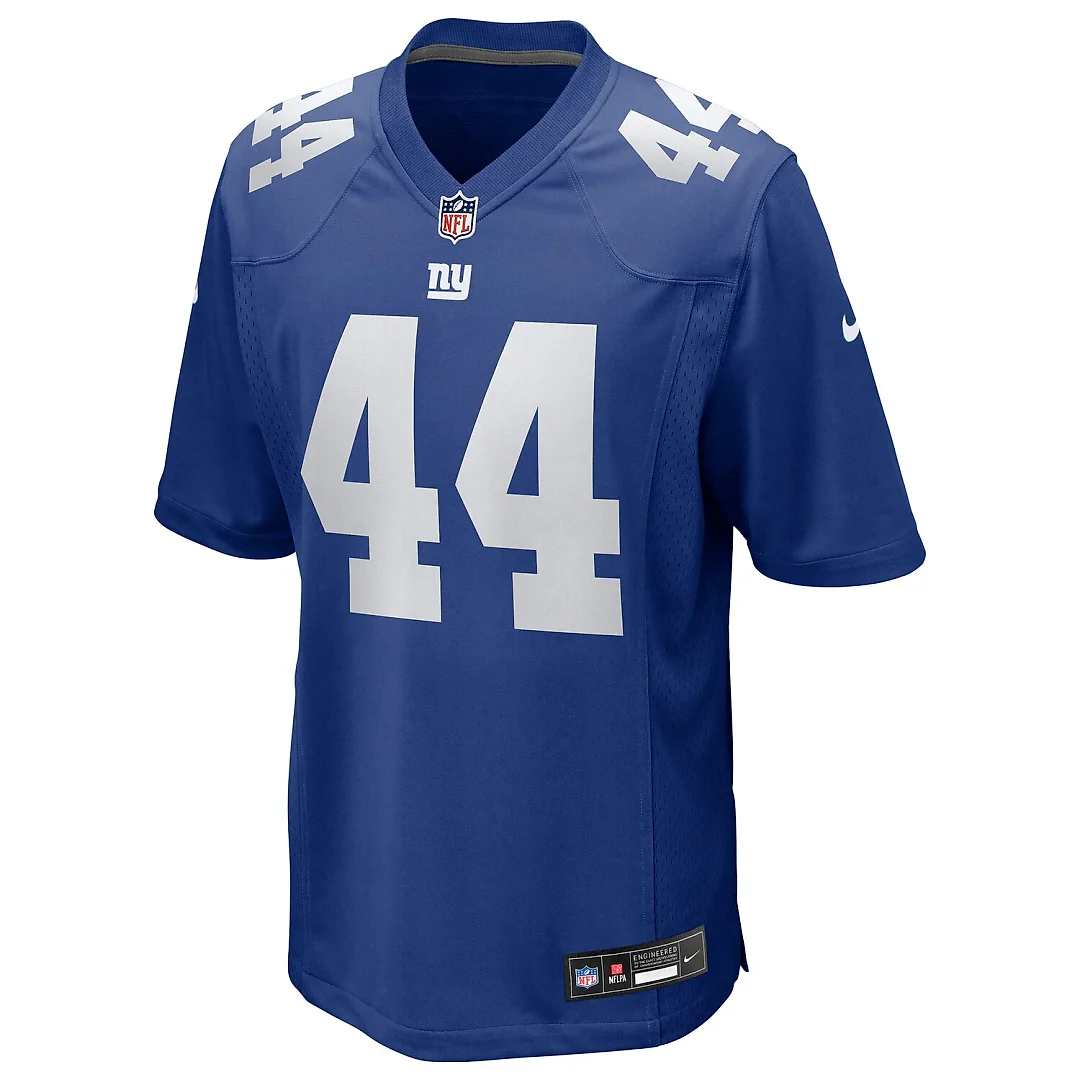 Zennovawear Cam Skattebo New York Giants Game Jersey - Royal
