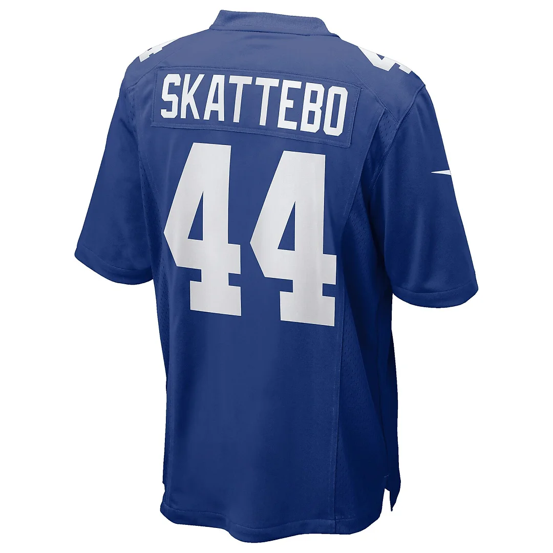Zennovawear Cam Skattebo New York Giants Game Jersey - Royal