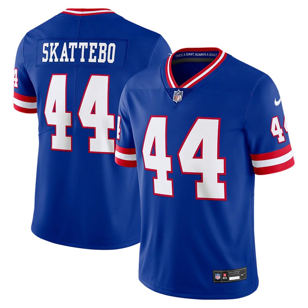 Zennovawear Cam Skattebo New York Giants Legacy Vapor Untouchable Stitched Limited Jersey - Royal
