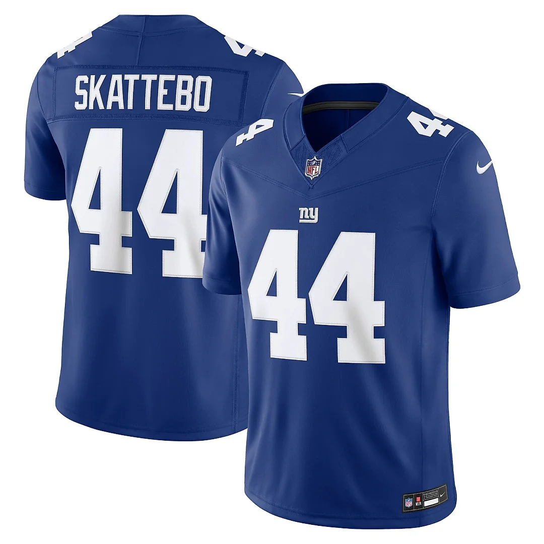 Zennovawear Cam Skattebo New York Giants Team Vapor FUSE. Stitched Limited Jersey - Royal