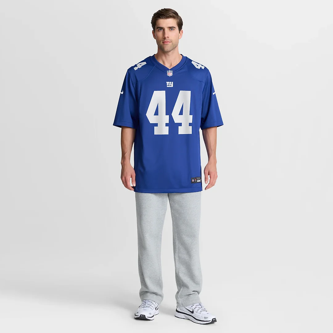 Zennovawear Cam Skattebo New York Giants Team Game Player Jersey - Royal