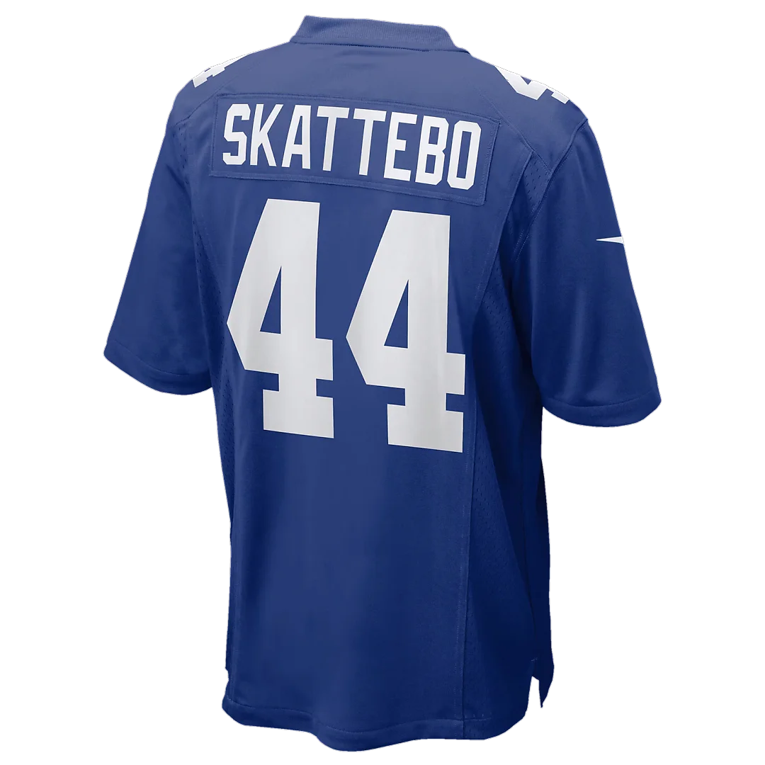 Zennovawear Cam Skattebo New York Giants Team Game Player Jersey - Royal