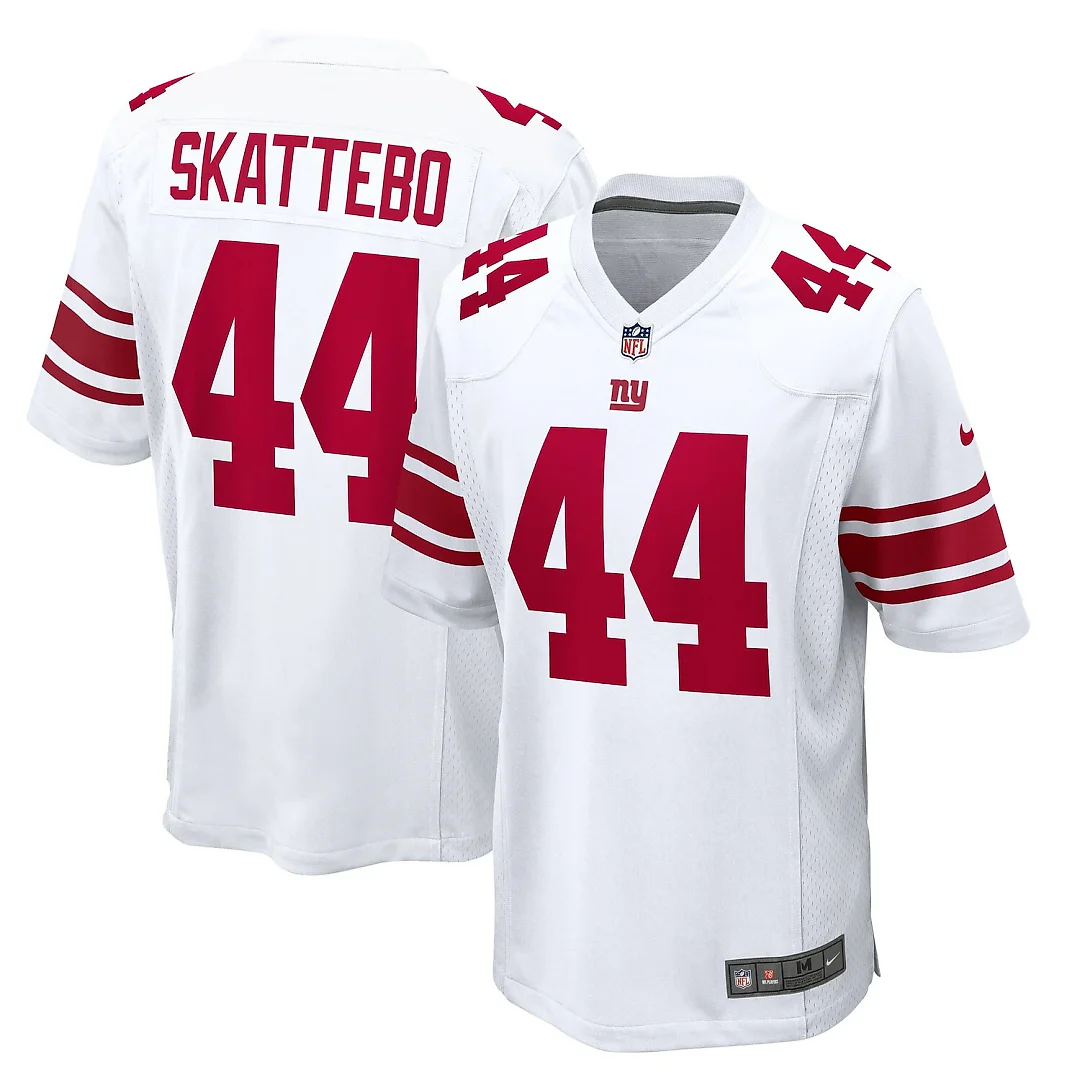 Zennovawear Cam Skattebo New York Giants Game Jersey - White