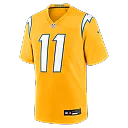 Zennovawear Cameron Dicker Los Angeles Chargers Alternate Game Jersey - Gold