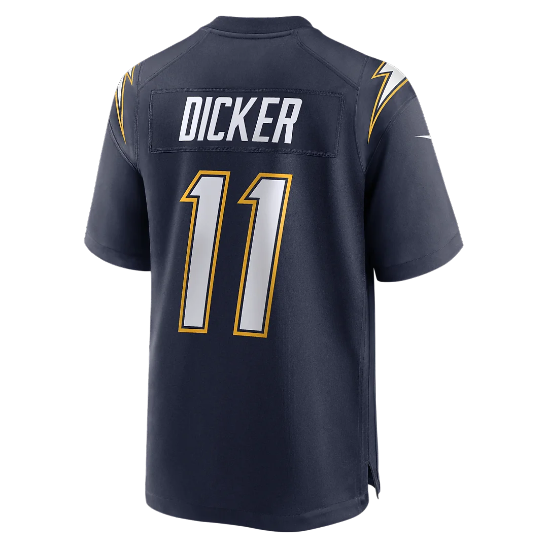 Zennovawear Cameron Dicker Los Angeles Chargers Alternate Game Jersey - Navy