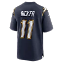 Zennovawear Cameron Dicker Los Angeles Chargers Alternate Game Jersey - Navy