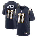 Zennovawear Cameron Dicker Los Angeles Chargers Alternate Game Jersey - Navy