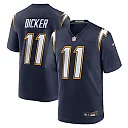 Zennovawear Cameron Dicker Los Angeles Chargers Alternate Game Jersey - Navy
