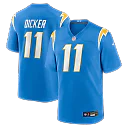 Zennovawear Cameron Dicker Los Angeles Chargers Game Jersey - Powder Blue