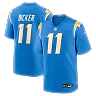 Zennovawear Cameron Dicker Los Angeles Chargers Game Jersey - Powder Blue