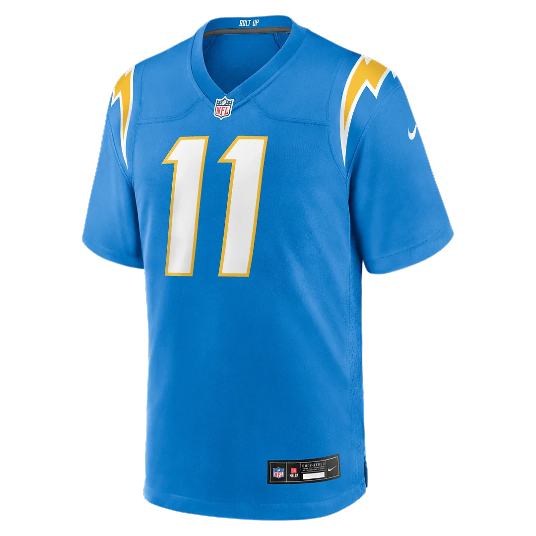 Zennovawear Cameron Dicker Los Angeles Chargers Game Jersey - Powder Blue