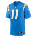 Zennovawear Cameron Dicker Los Angeles Chargers Game Jersey - Powder Blue