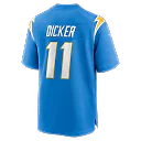 Zennovawear Cameron Dicker Los Angeles Chargers Game Jersey - Powder Blue