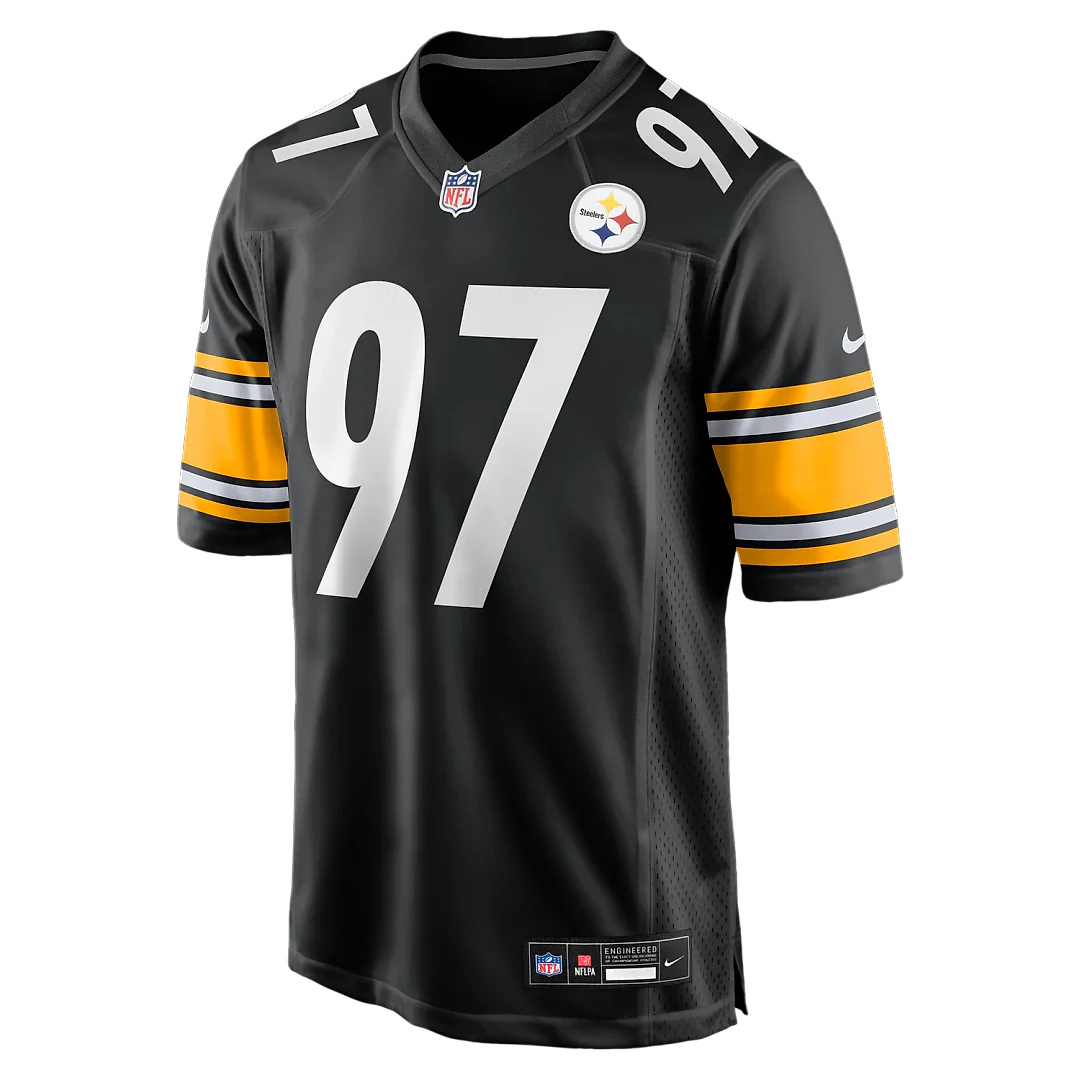 Zennovawear Cameron Heyward Pittsburgh Steelers Game Jersey - Black