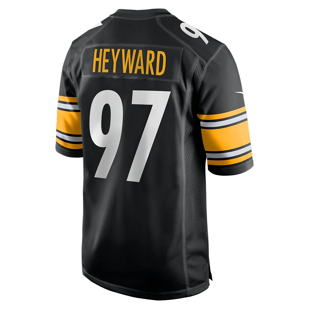 Zennovawear Cameron Heyward Pittsburgh Steelers Game Jersey - Black