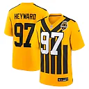 Zennovawear Cameron Heyward Pittsburgh Steelers Alternate 1933 Throwback Game Jersey - Gold
