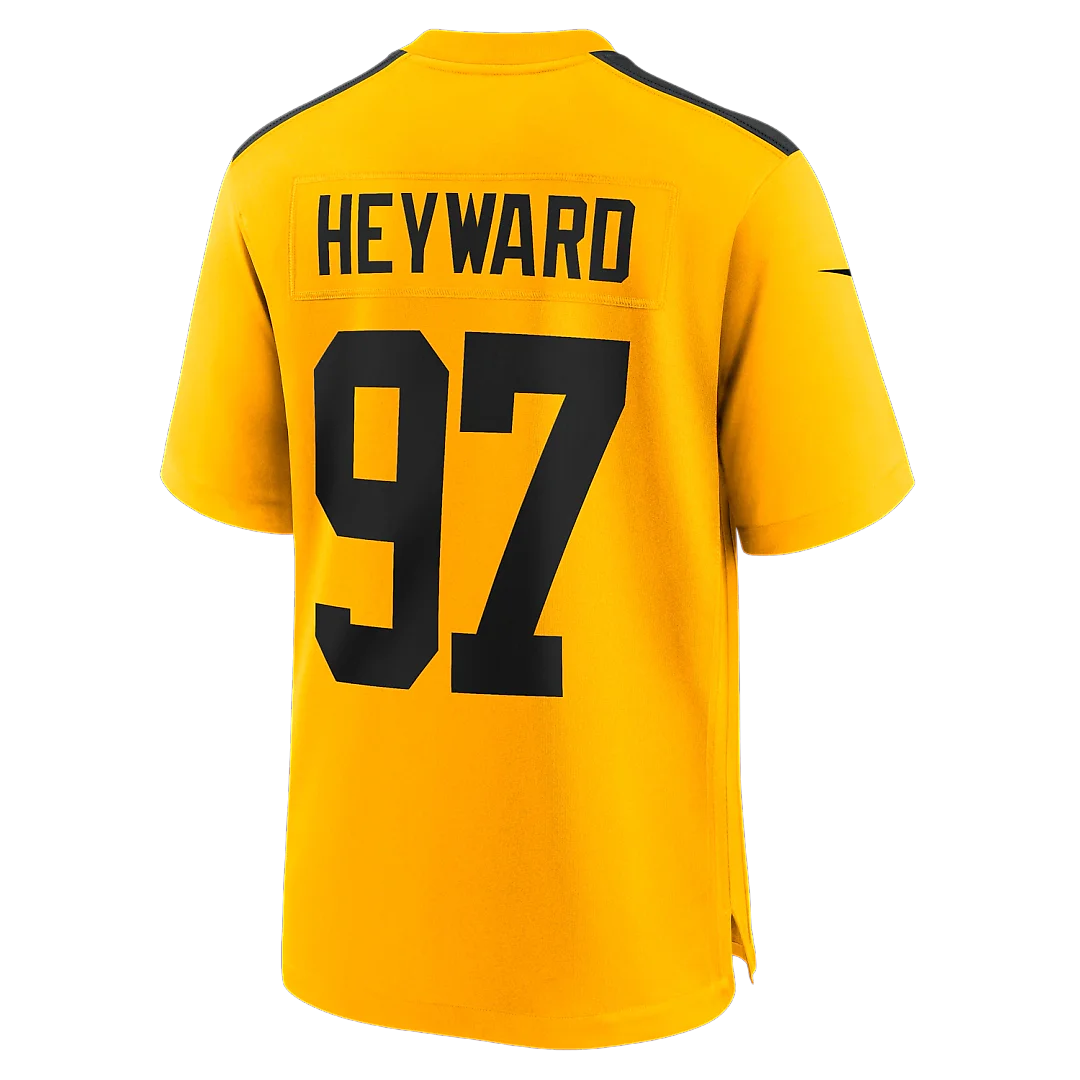 Zennovawear Cameron Heyward Pittsburgh Steelers Alternate 1933 Throwback Game Jersey - Gold