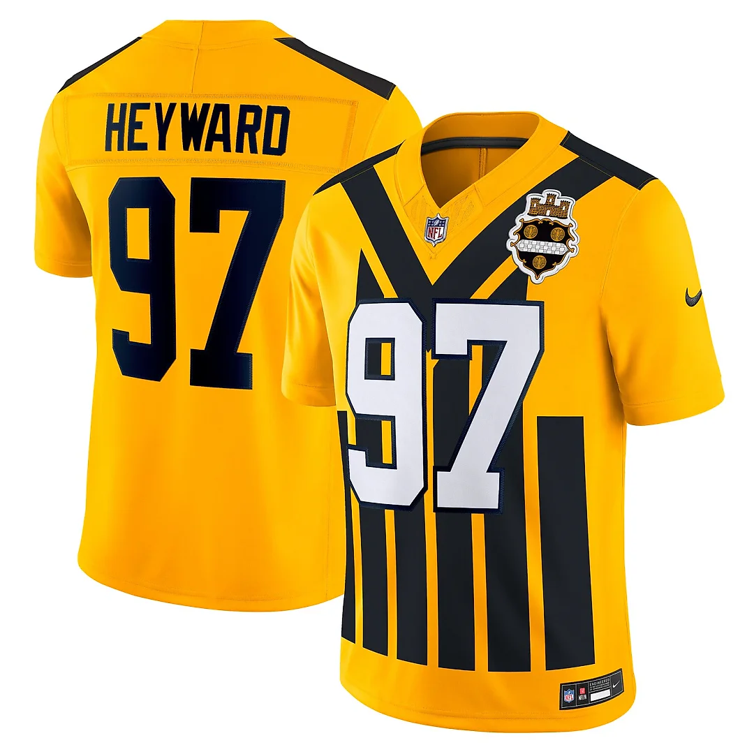 Zennovawear Cameron Heyward Pittsburgh Steelers Alternate Vapor FUSE. Limited Jersey - Gold