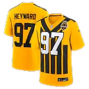 Zennovawear Cameron Heyward Pittsburgh Steelers Alternate 1933 Throwback Game Jersey - Gold