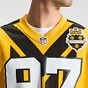 Zennovawear Cameron Heyward Pittsburgh Steelers Alternate 1933 Throwback Game Jersey - Gold