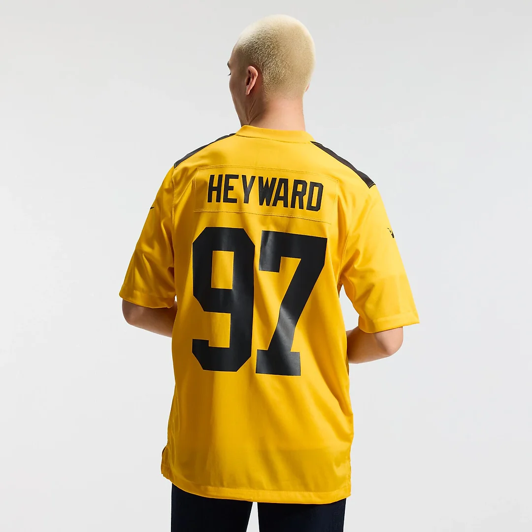 Zennovawear Cameron Heyward Pittsburgh Steelers Alternate 1933 Throwback Game Jersey - Gold