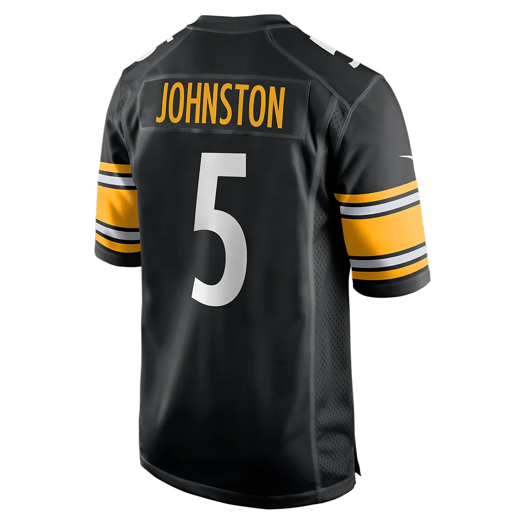 Zennovawear Cameron Johnston Pittsburgh Steelers Game Jersey - Black