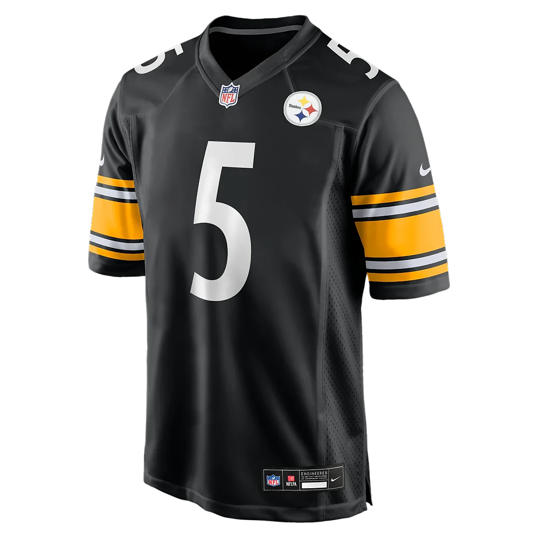 Zennovawear Cameron Johnston Pittsburgh Steelers Game Jersey - Black